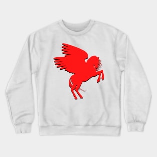 Red Pegasus Crewneck Sweatshirt